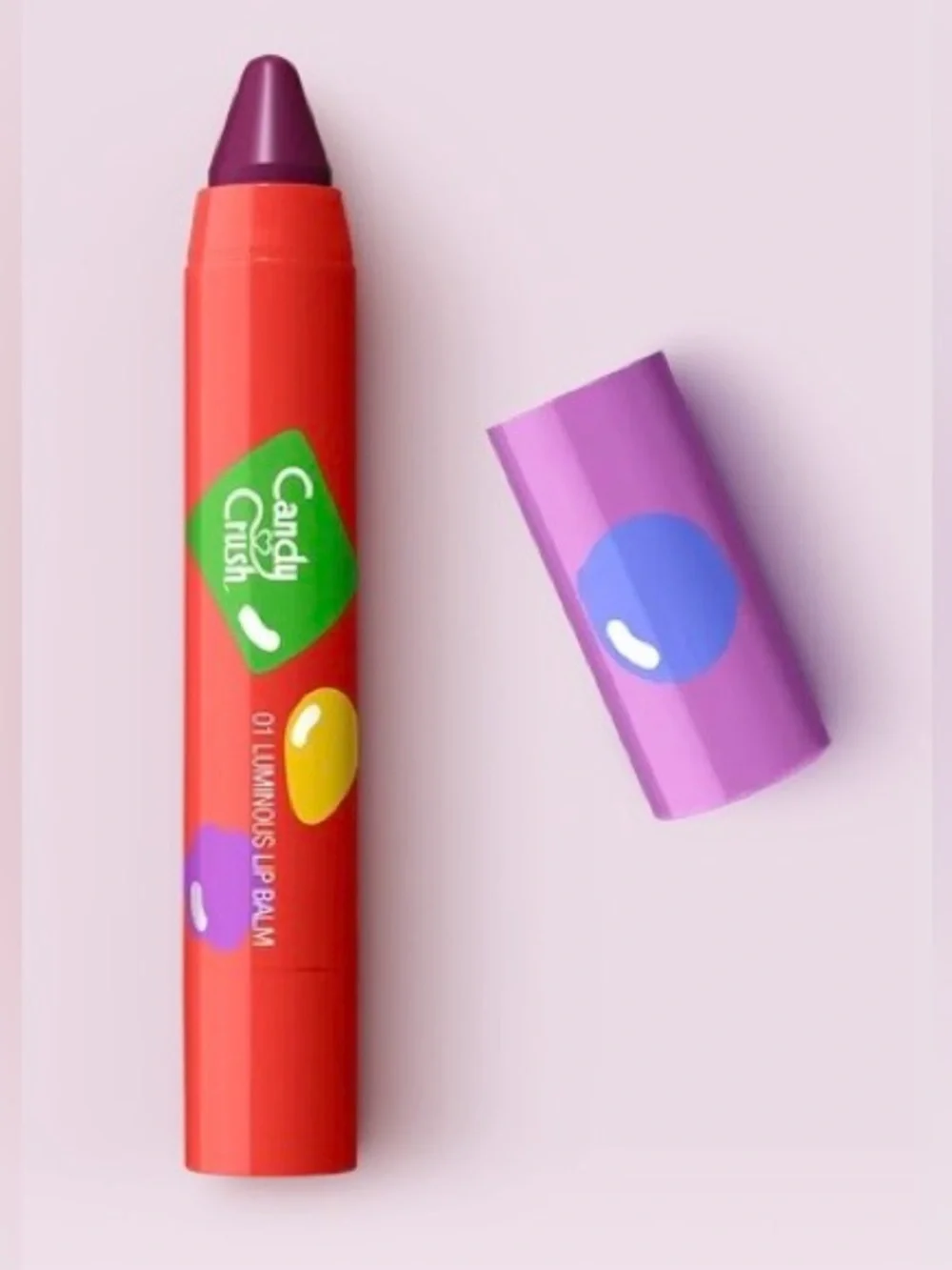 Kiko Milano x Candy Crush™ Luminous Lip  Balm 01 Joyful Jujube NWT
